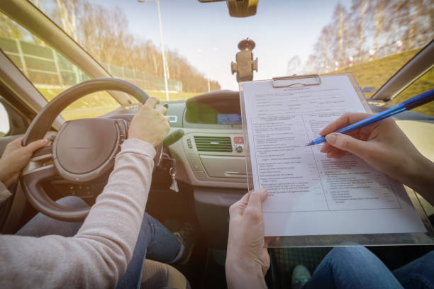 A Driving Instructor With a Checklist